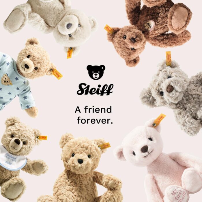 Steiff Kuscheltier Ollie Eule, Süßes Stofftier, Jungen, Mädchen & Babys ab 0 Monaten, Friends, Plüschtier 23 cm, Beige - Image 4